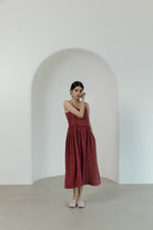 Red Stripe Dress - CiceroniDressesAmbrosia
