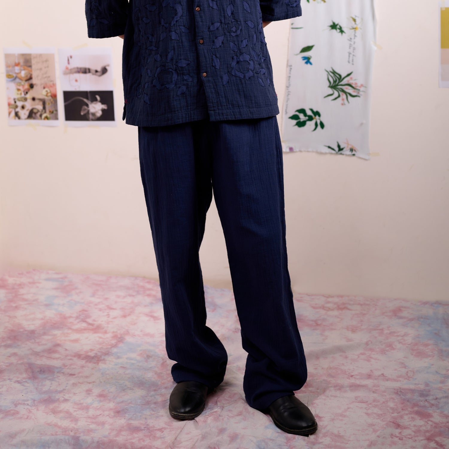 Regen Navy Pants - CiceroniPantsDoodlage