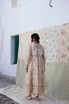 Reverie Dress - Ecru and Red - CiceroniDressesKhyati Rughani