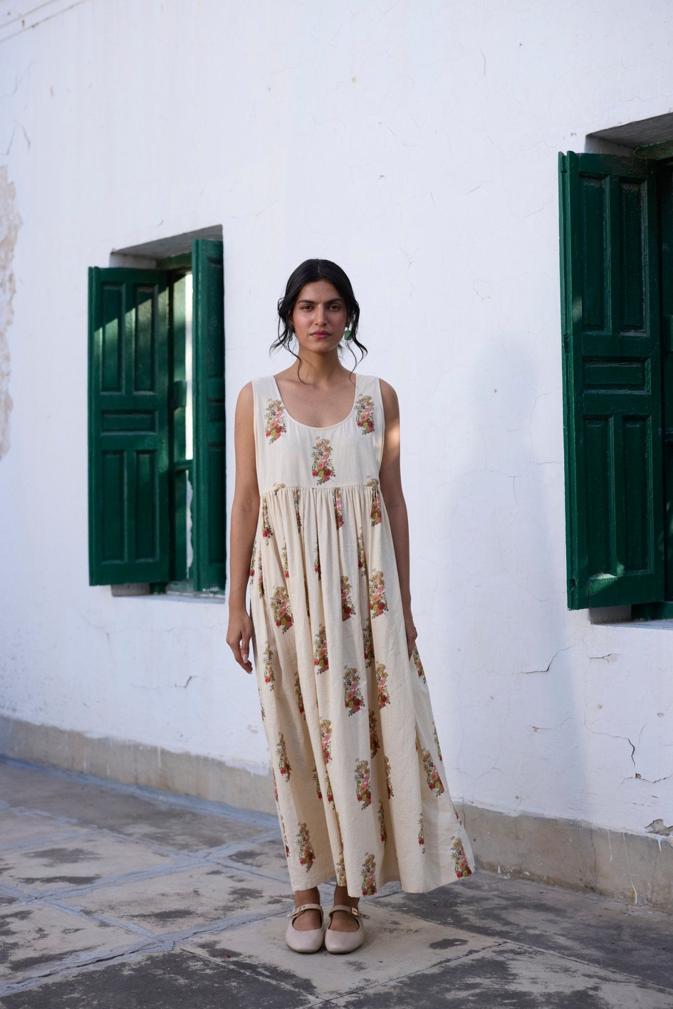 Reverie Slip - Ecru and Red - CiceroniDressesKhyati Rughani