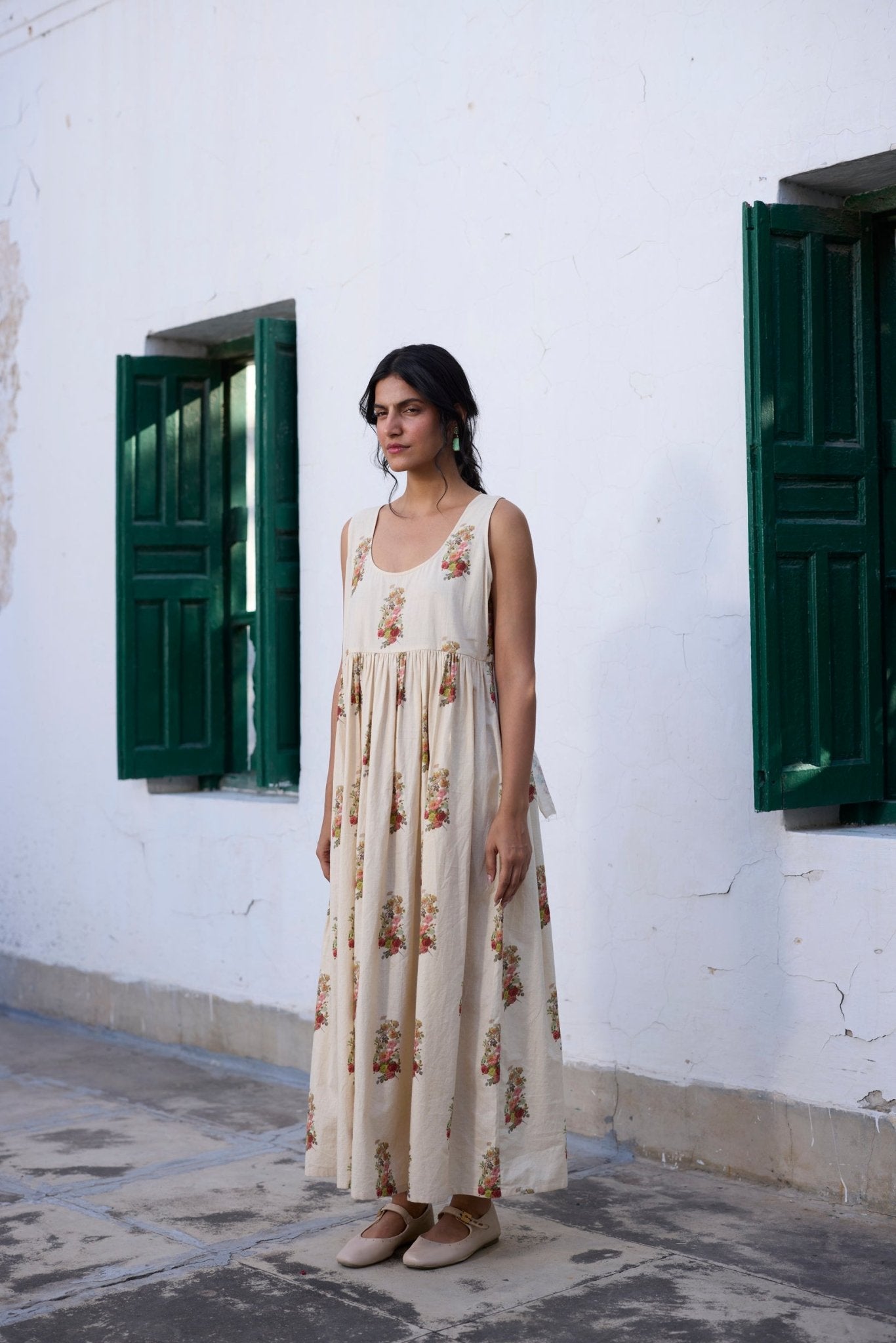 Reverie Slip - Ecru and Red - CiceroniDressesKhyati Rughani