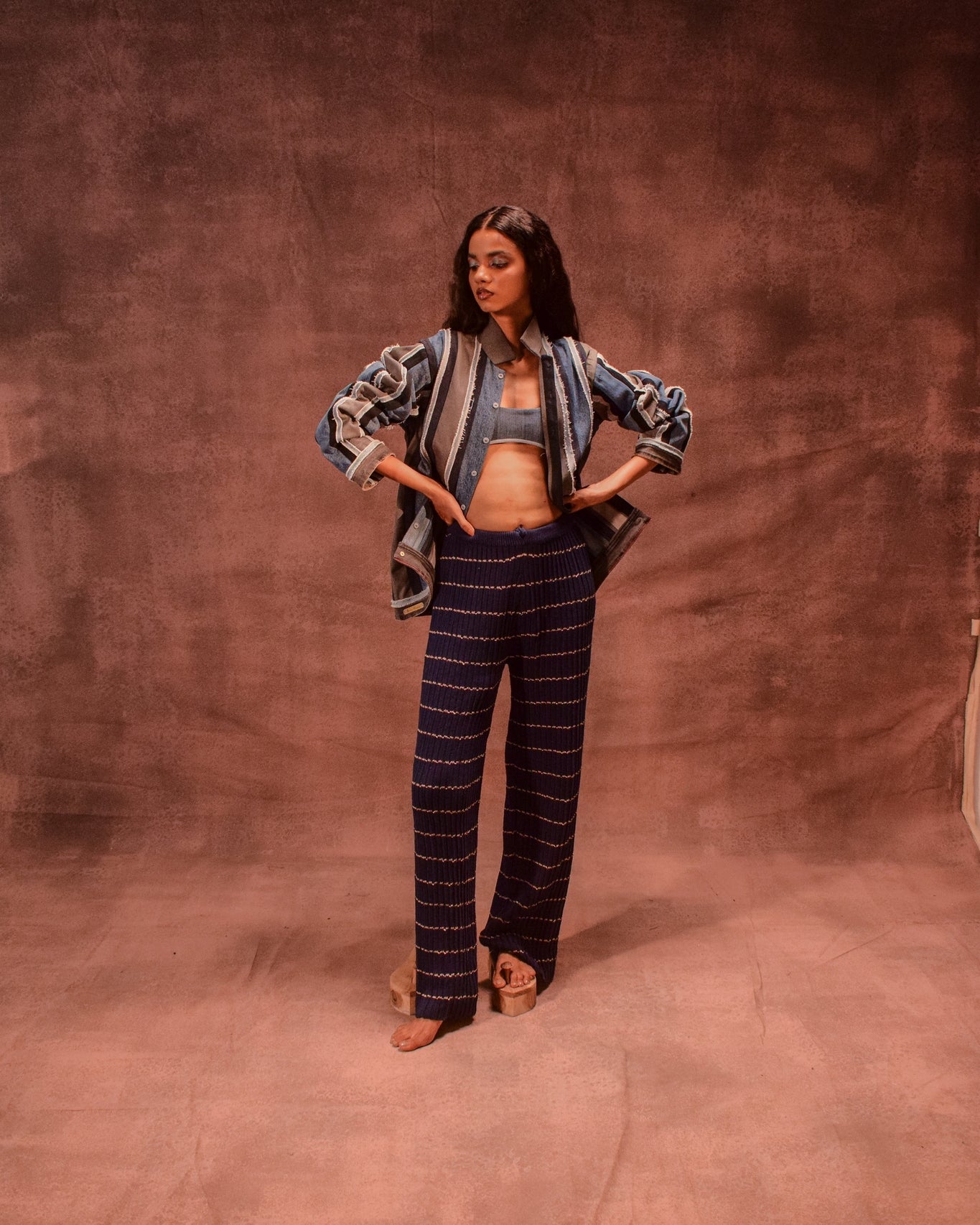 Reversible Panelled Shacket - CiceroniJacketsAnam Husain