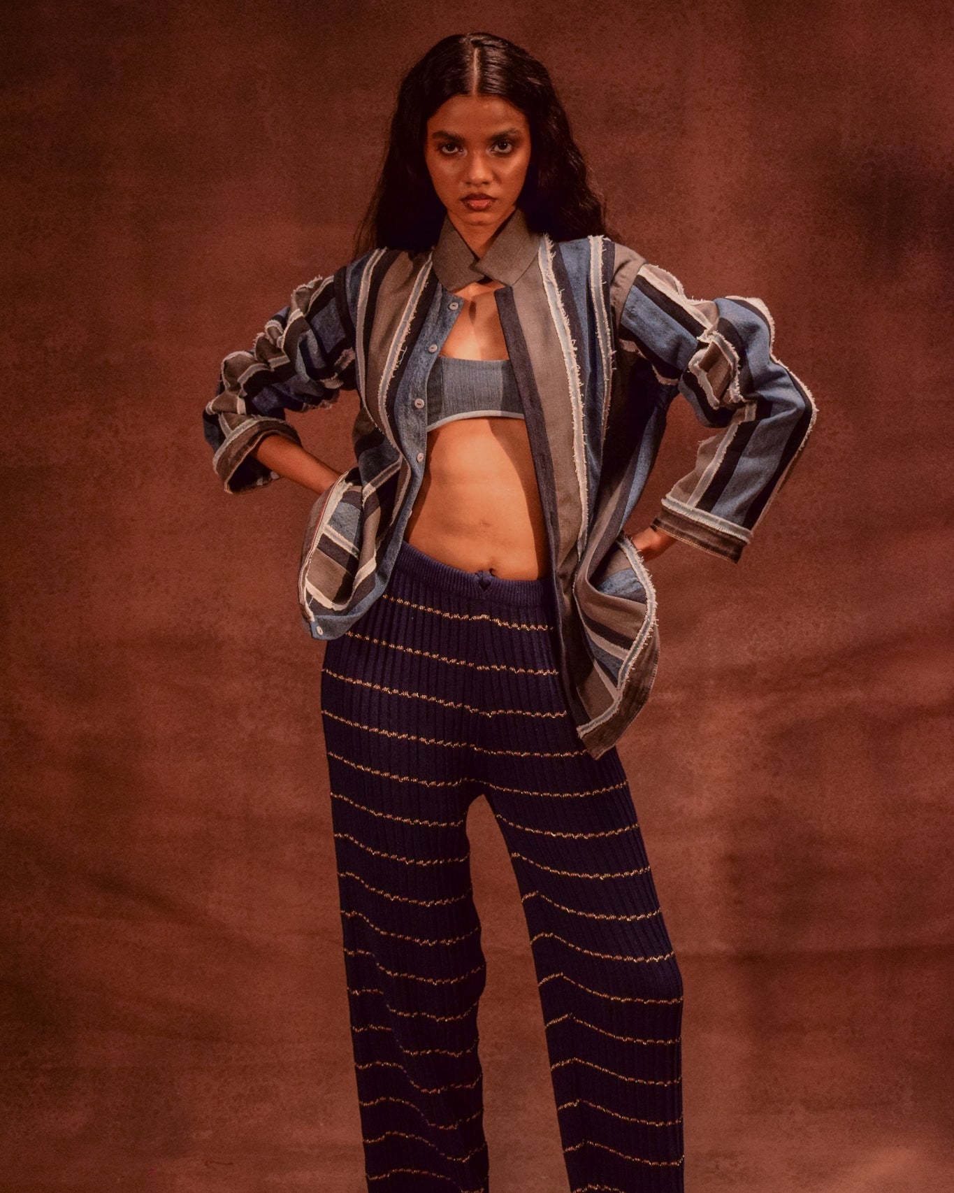 Reversible Panelled Shacket - CiceroniJacketsAnam Husain