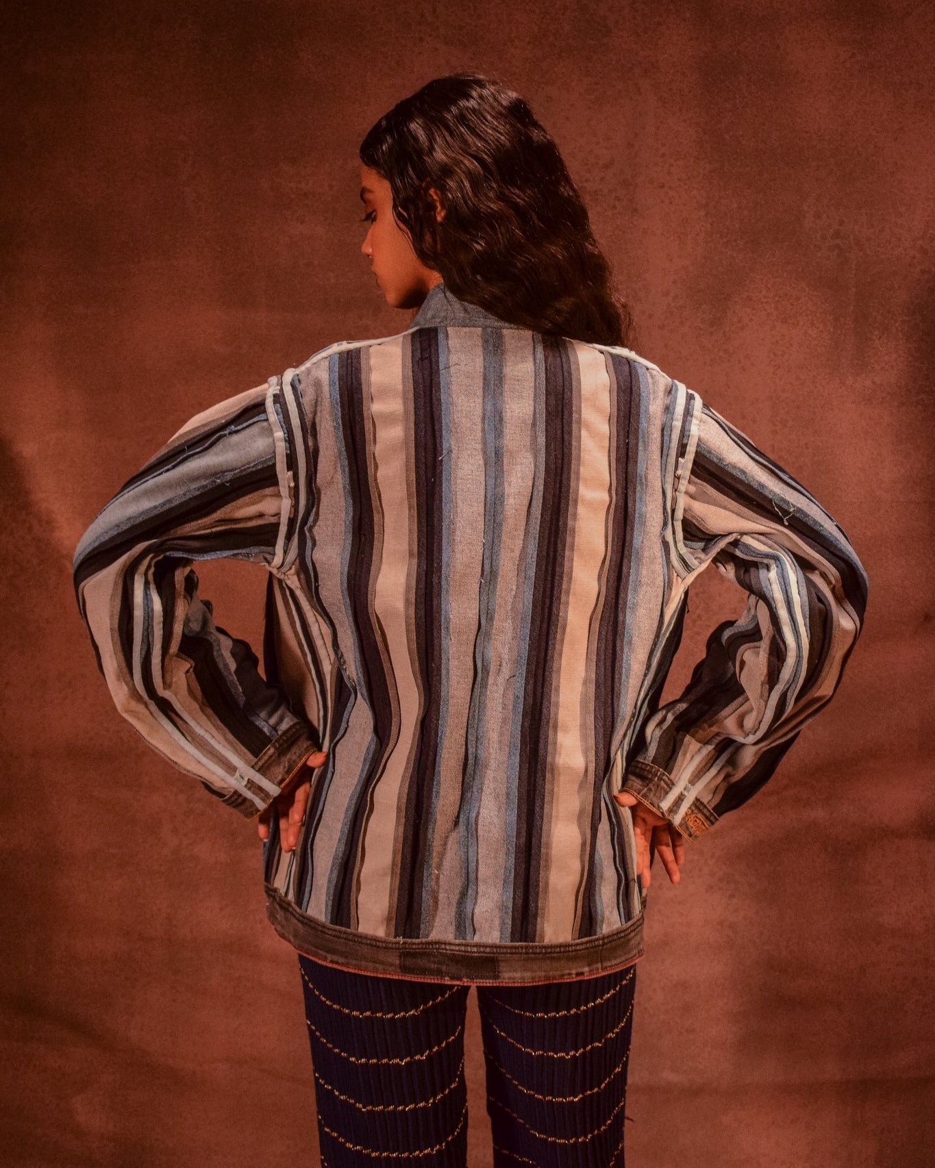 Reversible Panelled Shacket - CiceroniJacketsAnam Husain