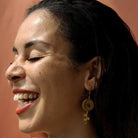 RHEA Gold Dot Fall - CiceroniEarringsBaka