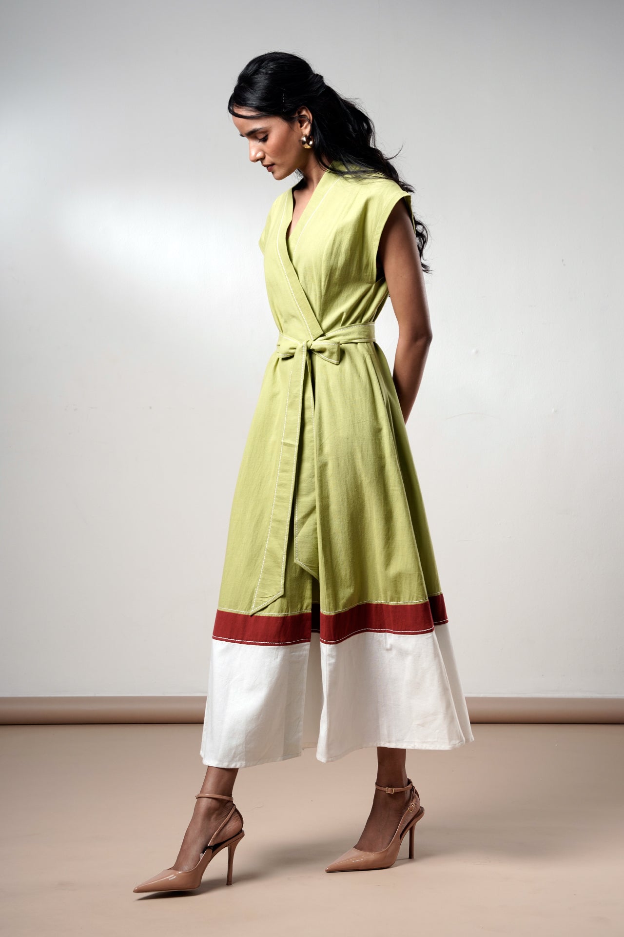 Rihana – Olive Flame Midi Dress - CiceroniDressesMadder Much