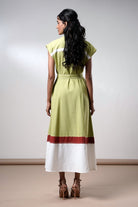 Rihana – Olive Flame Midi Dress - CiceroniDressesMadder Much