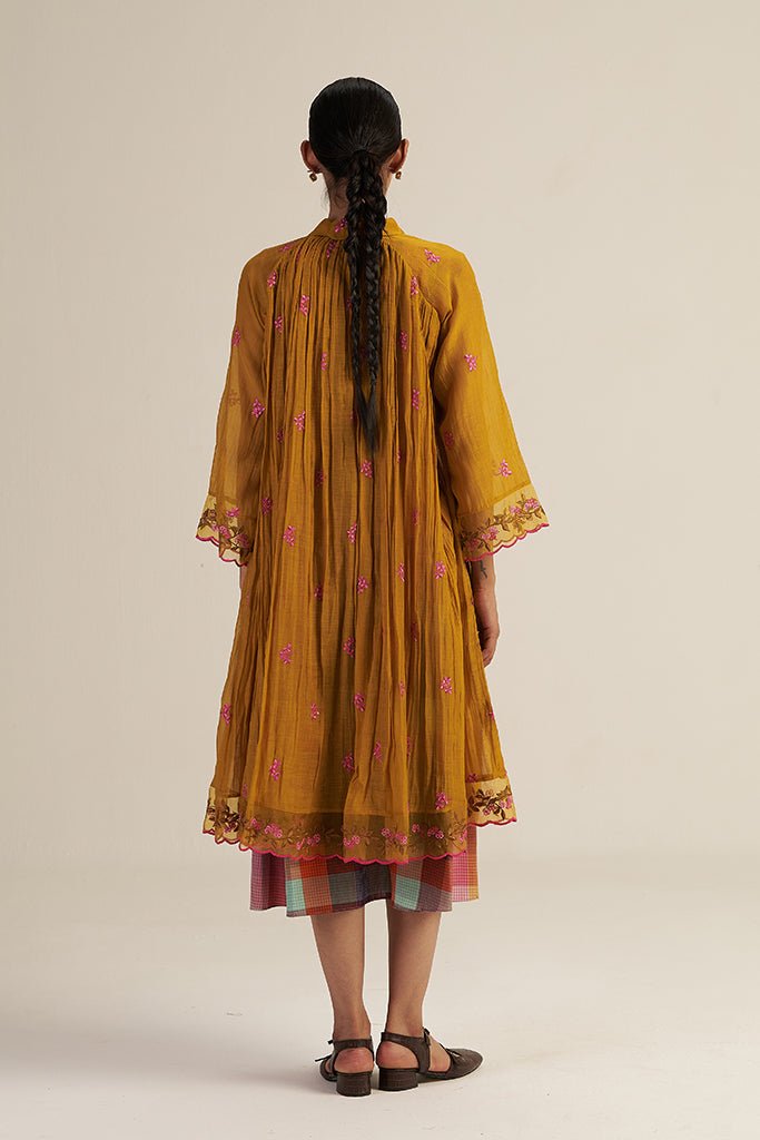 Rini Set - Multi check Mustard - CiceroniCo-ord SetGaach