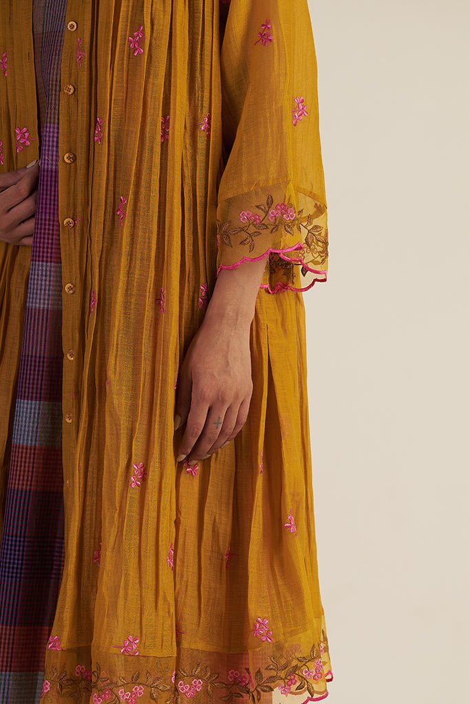 Rini Set - Multi check Mustard - CiceroniCo-ord SetGaach
