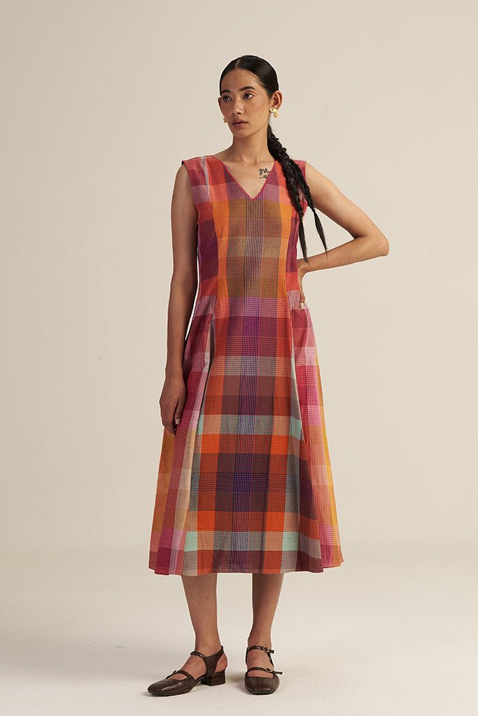 Rini Set - Multi check Mustard - CiceroniCo-ord SetGaach