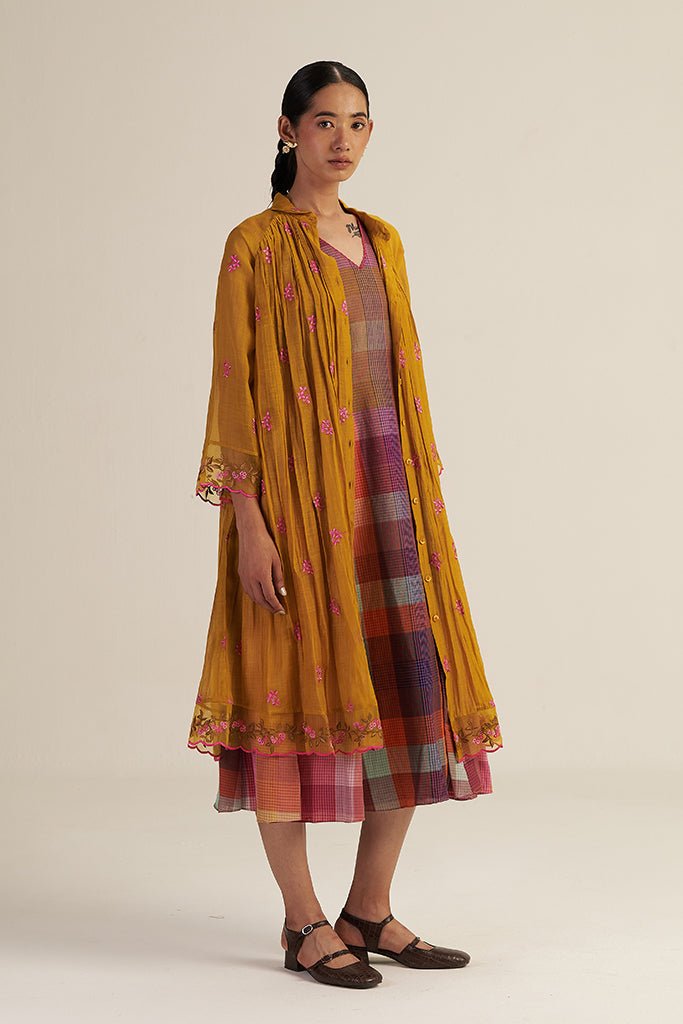 Rini Set - Multi check Mustard - CiceroniCo-ord SetGaach