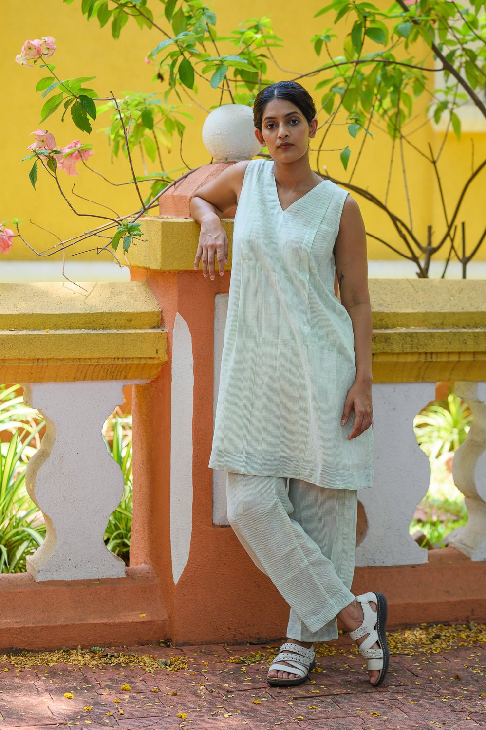 Rita Branca Pant - CiceroniPantsRaga & Co.