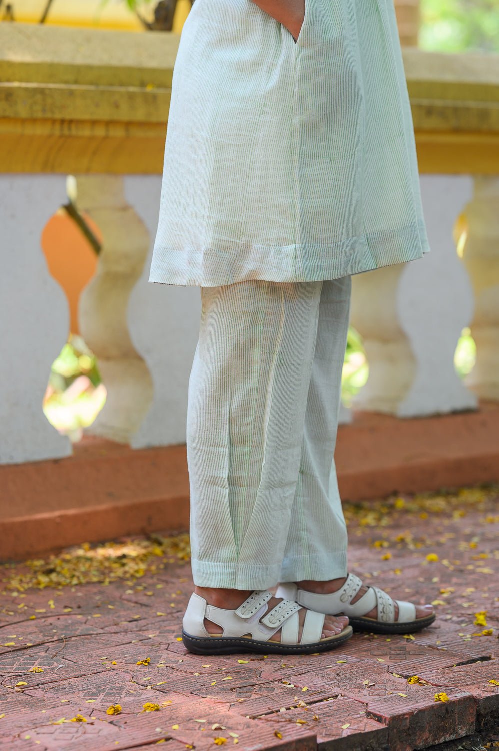 Rita Branca Pant - CiceroniPantsRaga & Co.