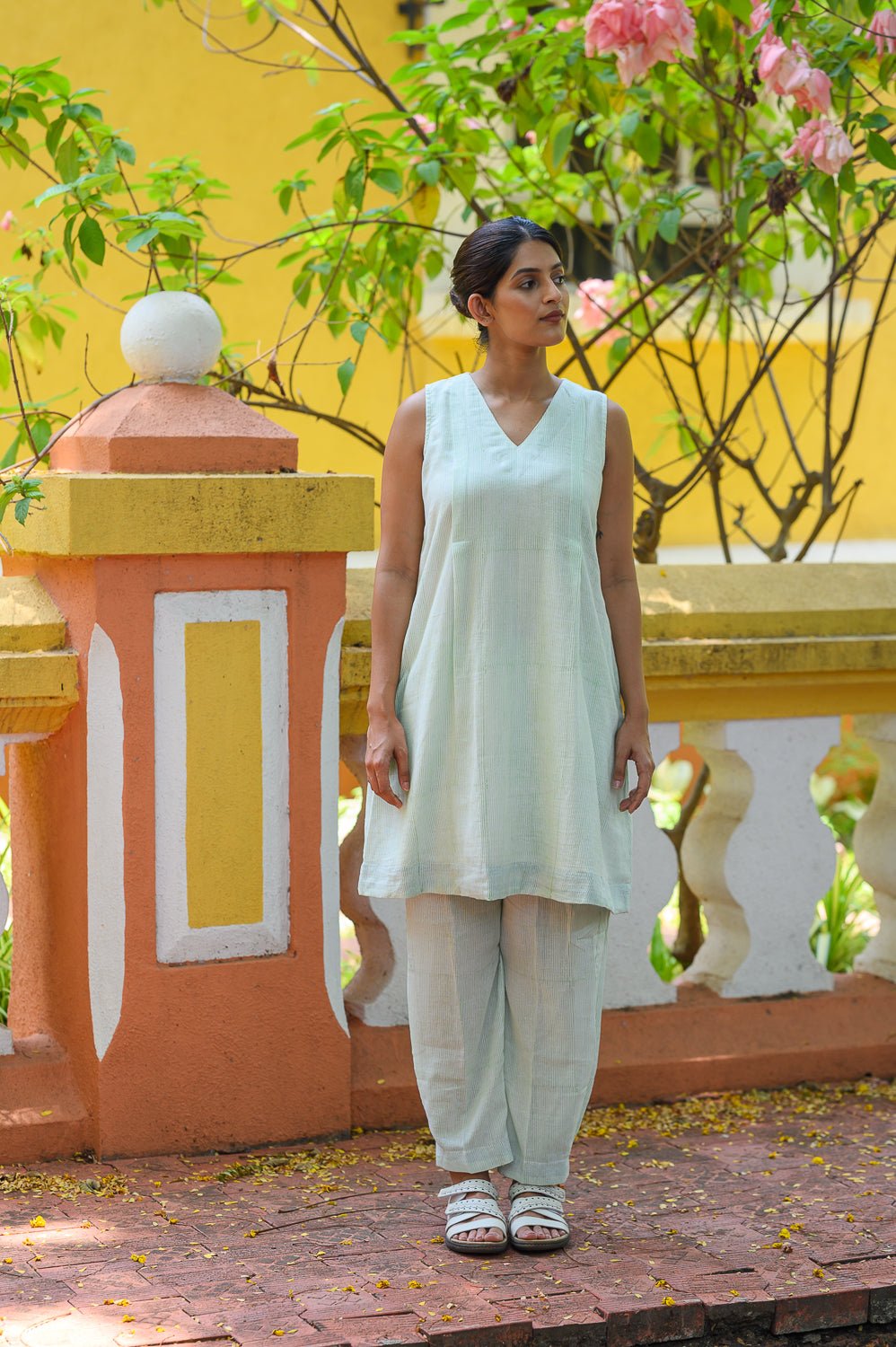 Rita Branca Pant - CiceroniPantsRaga & Co.