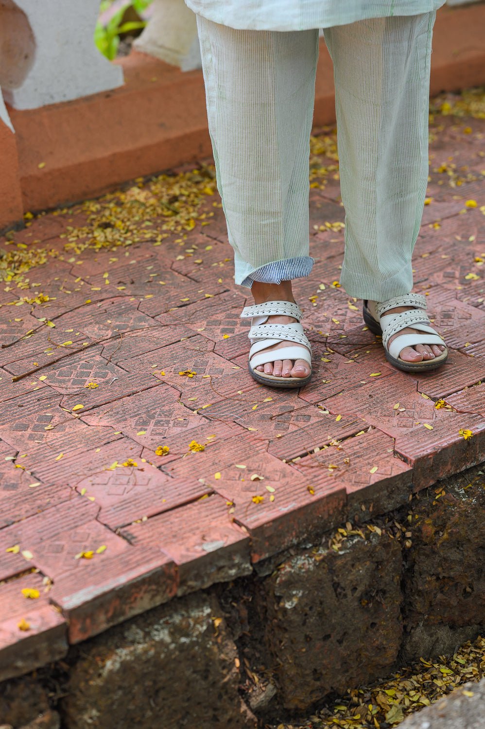 Rita Branca Pant - CiceroniPantsRaga & Co.