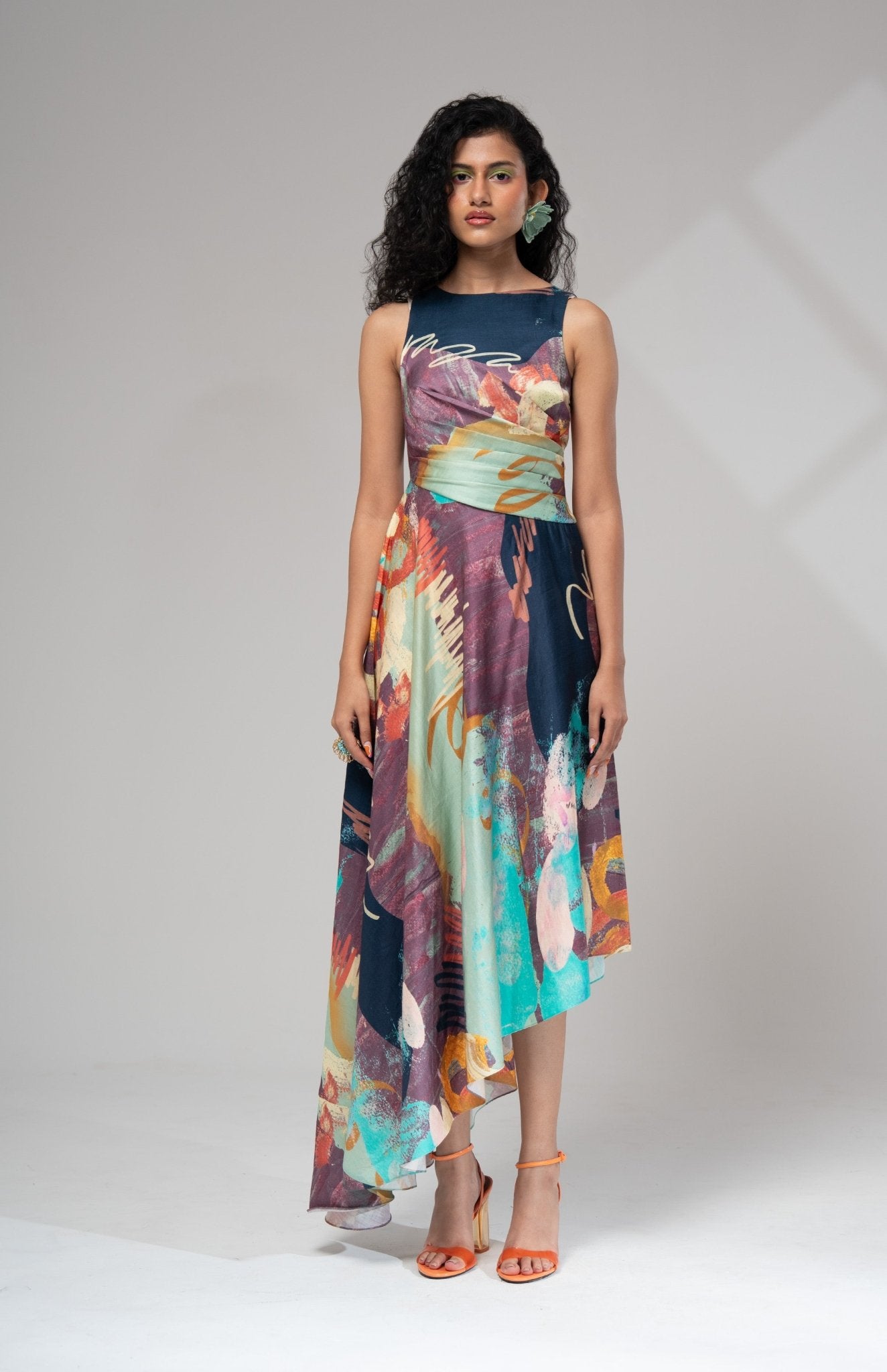 Riva Asymmetrical Dress - CiceroniDressesAdvait