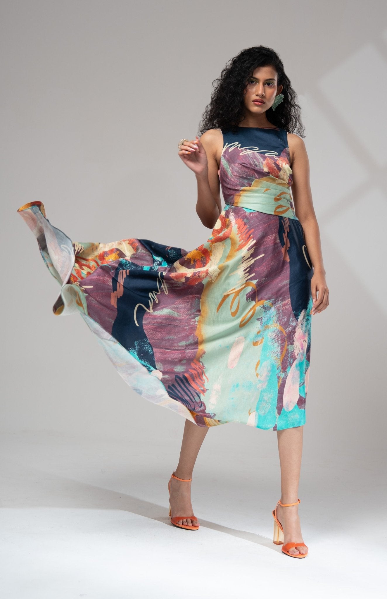 Riva Asymmetrical Dress - CiceroniDressesAdvait