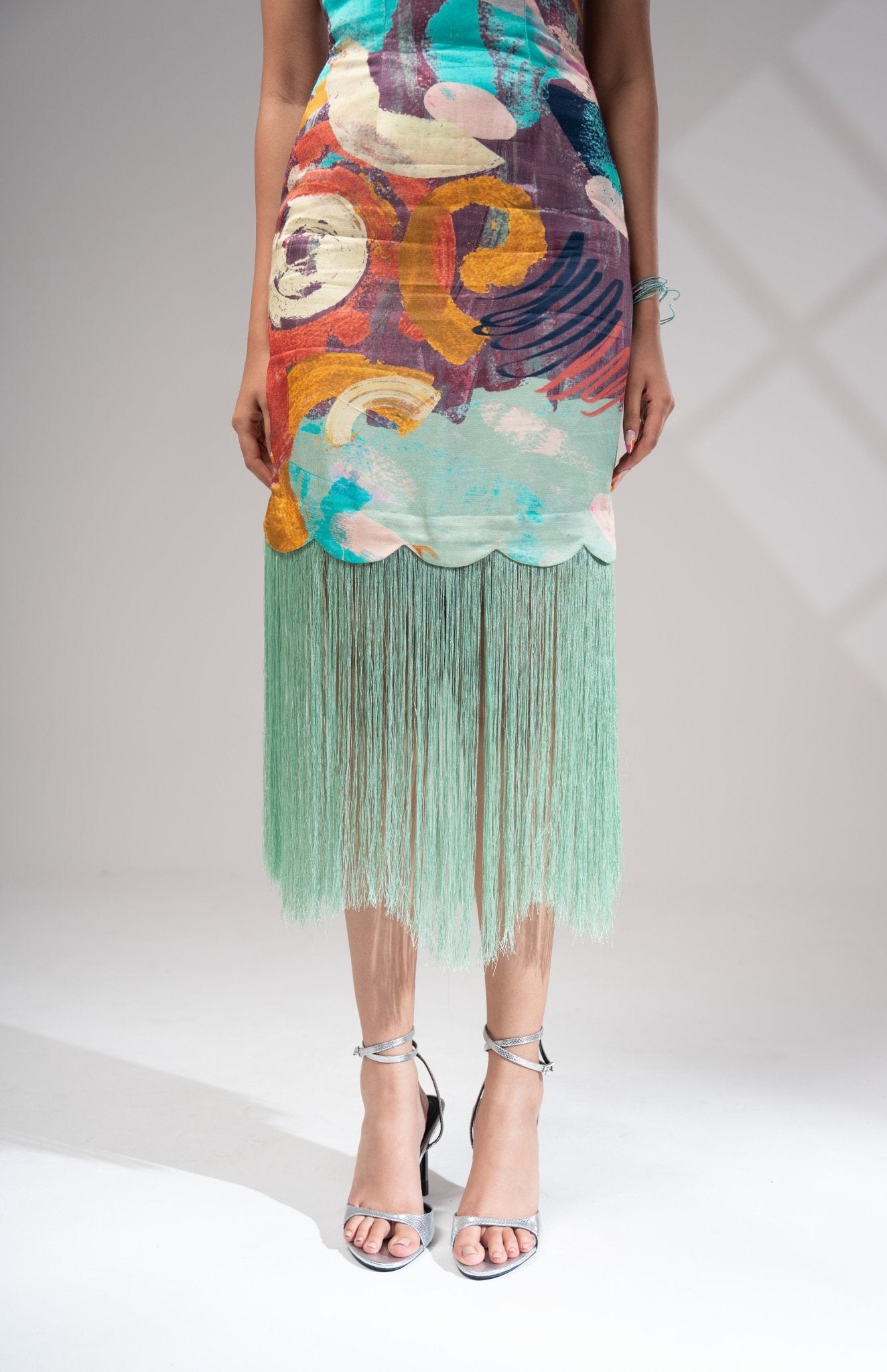 Riva Fringe Dress - CiceroniDressesAdvait