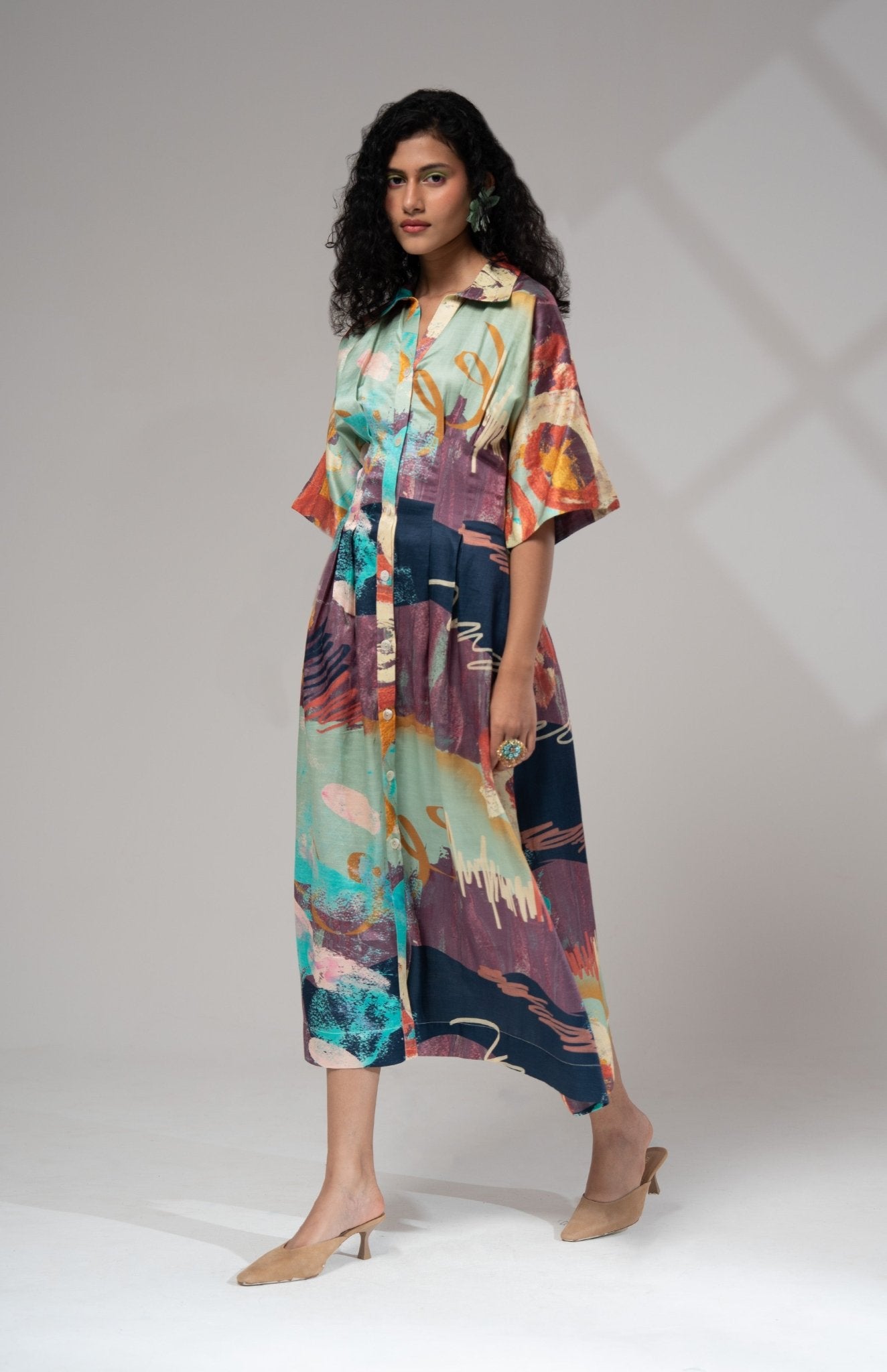 Riva Kimono Dress - CiceroniDressesAdvait