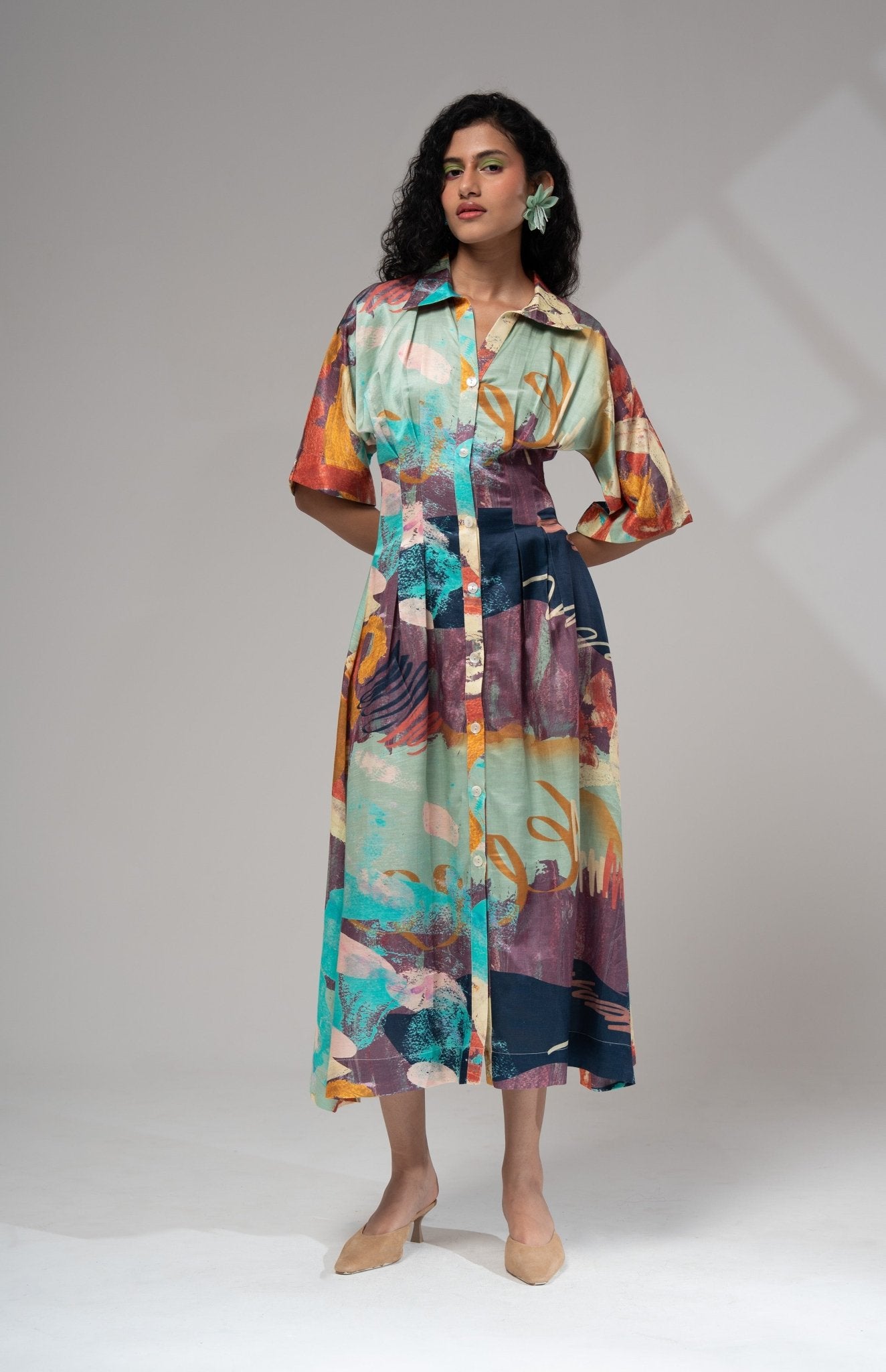 Riva Kimono Dress - CiceroniDressesAdvait
