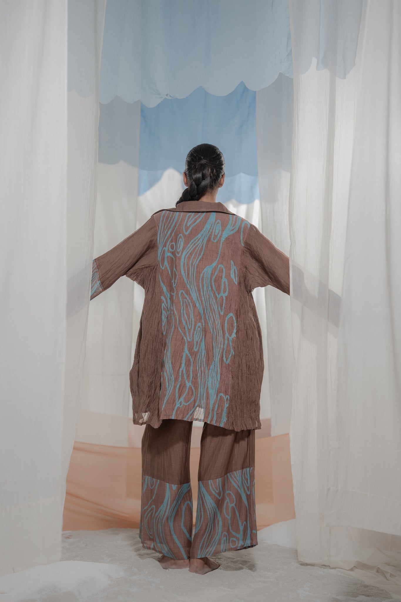 River Flow Co - ord Set - CiceroniKurta Set, Everyday WearAmoda - Essence Of India