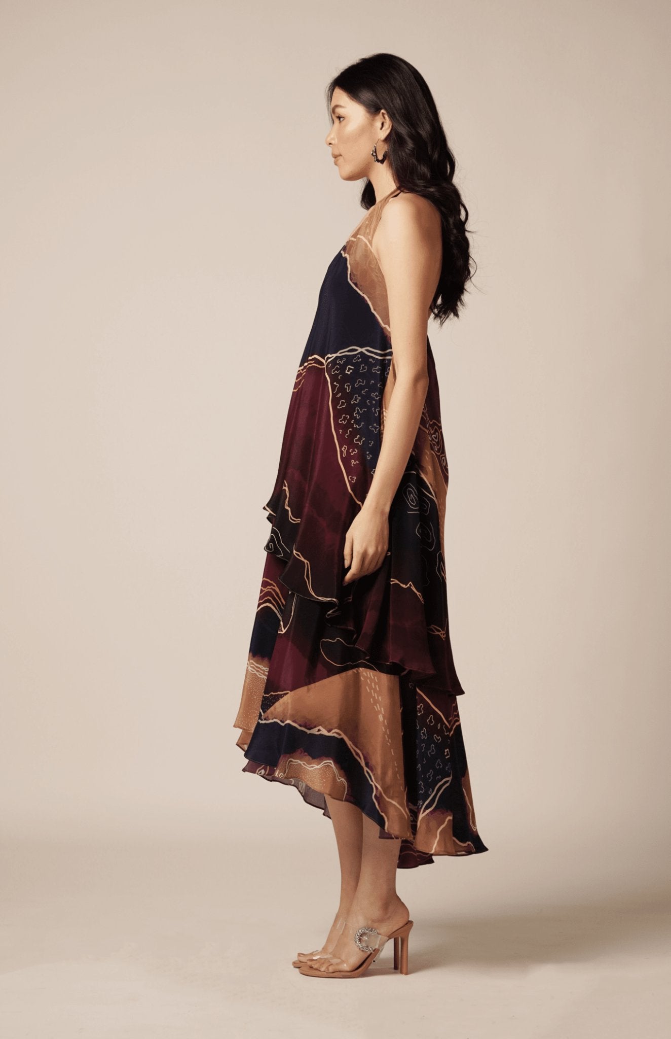 River Layered Dress - CiceroniDressesAdvait