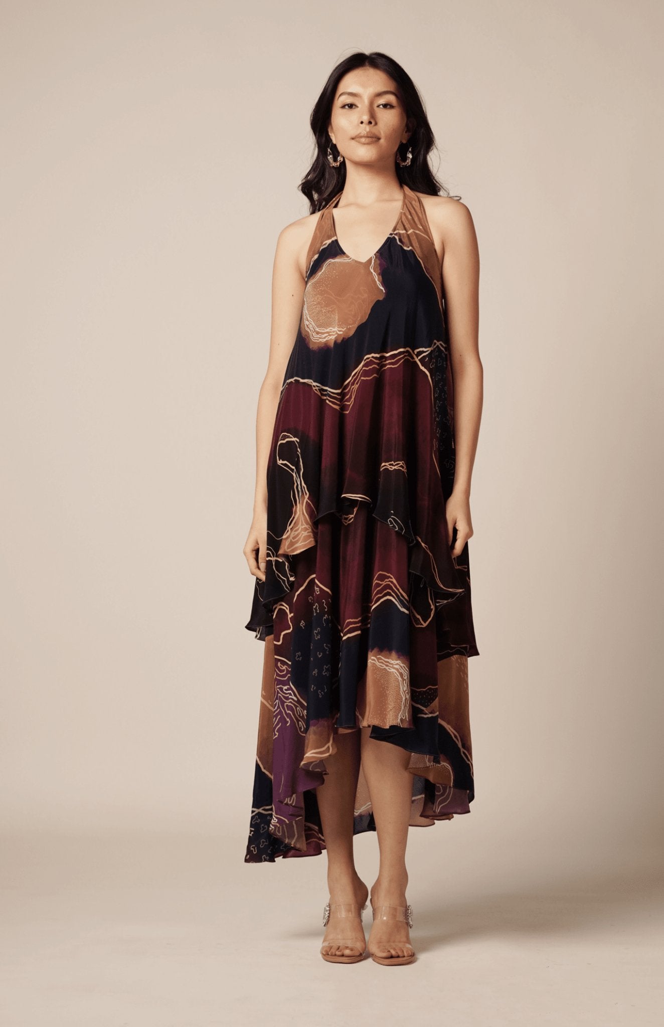 River Layered Dress - CiceroniDressesAdvait