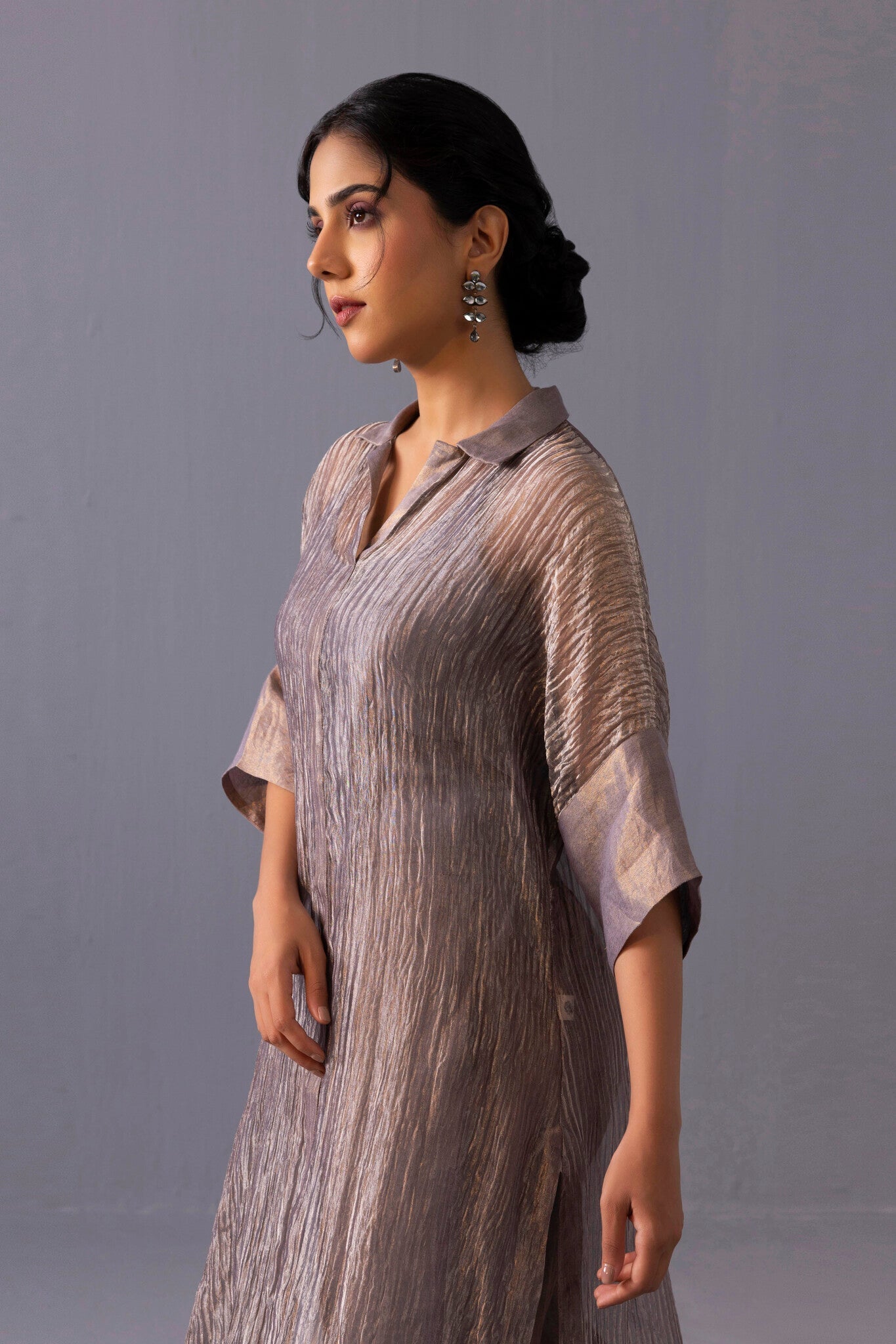 Rohini Kurta Set - Grey - CiceroniKurta SetsLabel Shreya Sharma