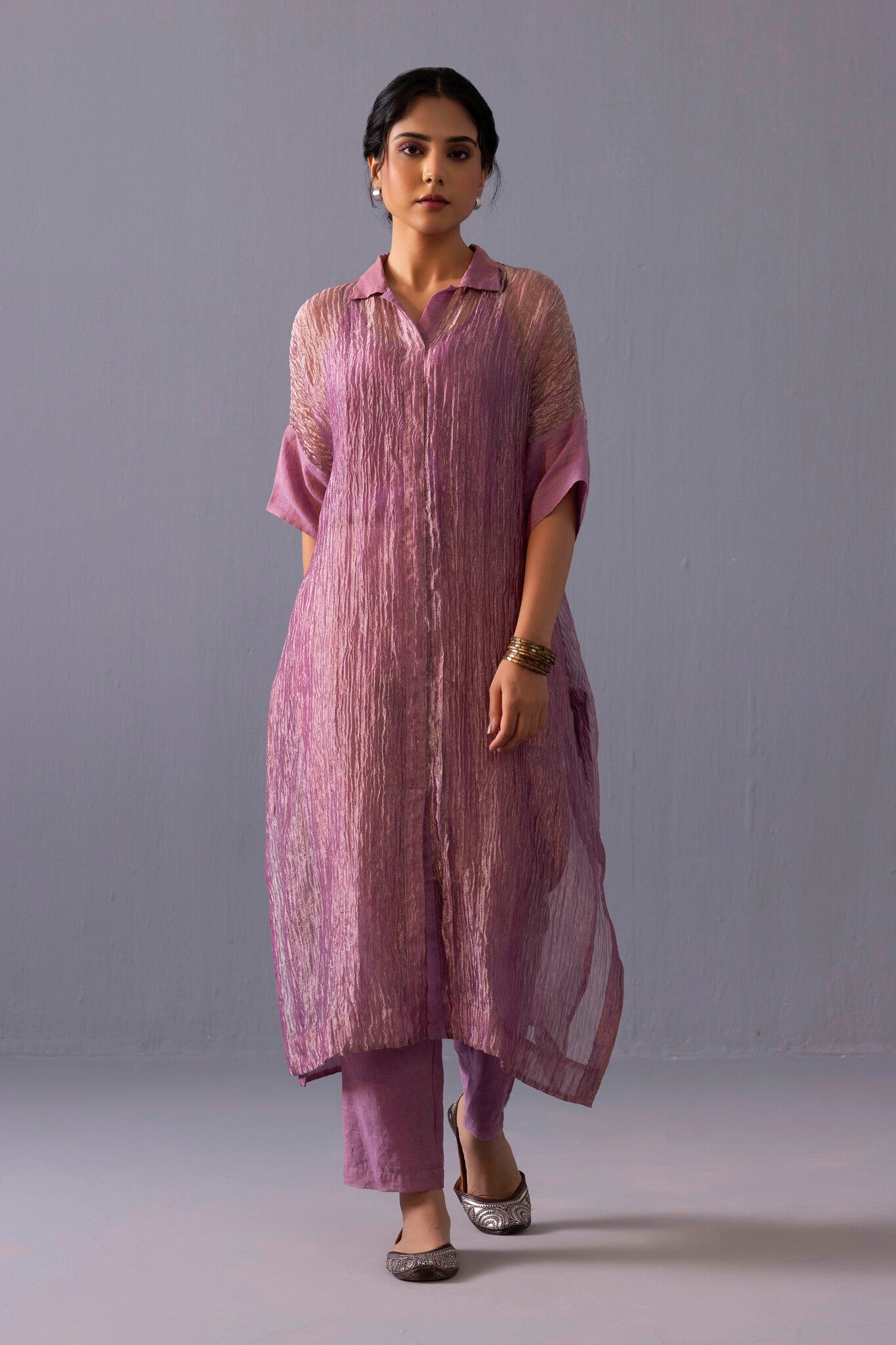 Rohini Kurta Set - Pink - CiceroniKurta SetsLabel Shreya Sharma