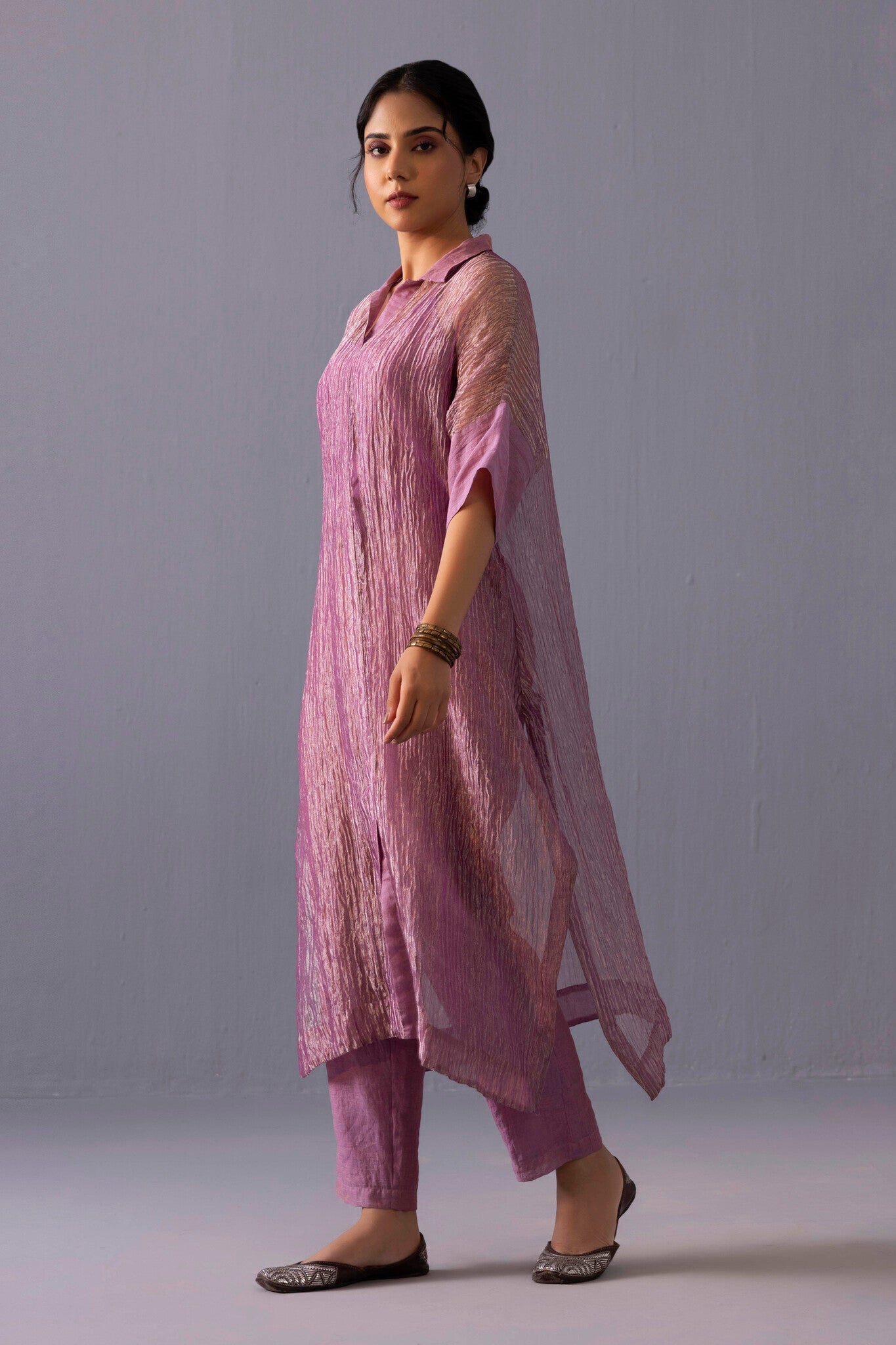 Rohini Kurta Set - Pink - CiceroniKurta SetsLabel Shreya Sharma