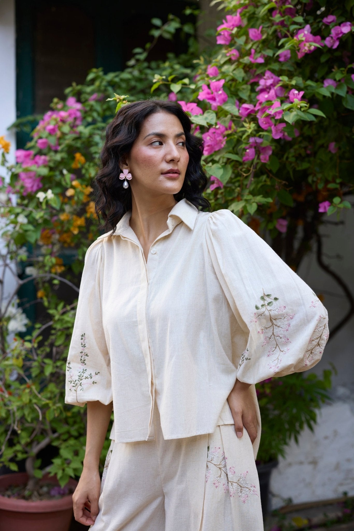 Romily Co- ord Set - Ecru - CiceroniCo-ord SetKhyati Rughani