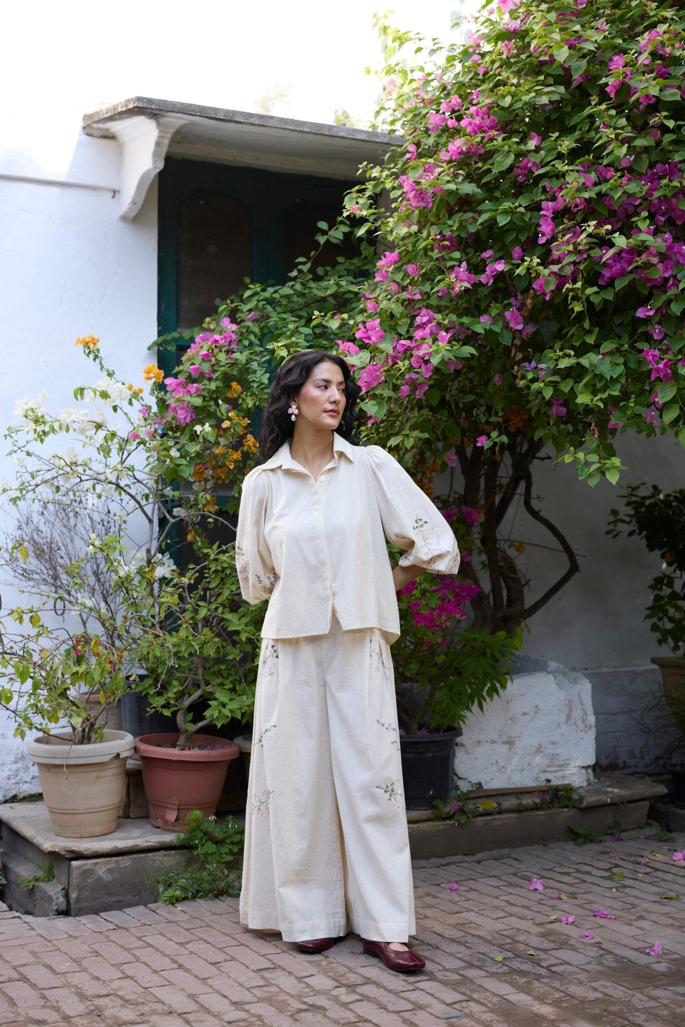 Romily Co- ord Set - Ecru - CiceroniCo-ord SetKhyati Rughani
