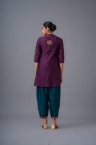 Rosabel - Deep Plum - CiceroniKurta Set, Festive wearRaga & Co.