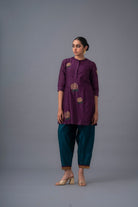 Rosabel - Deep Plum - CiceroniKurta Set, Festive wearRaga & Co.