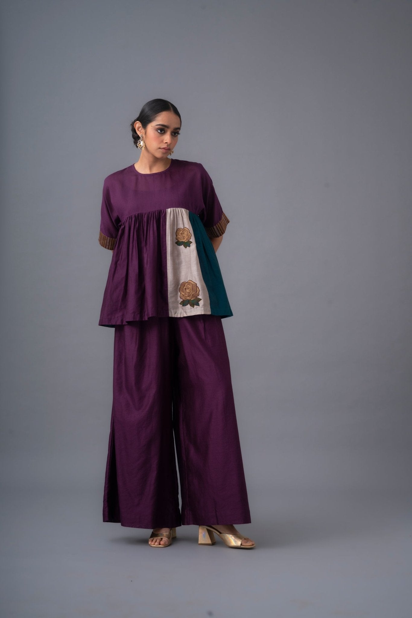 Rosanne Set - Deep Plum - CiceroniCo-ord SetRaga & Co.