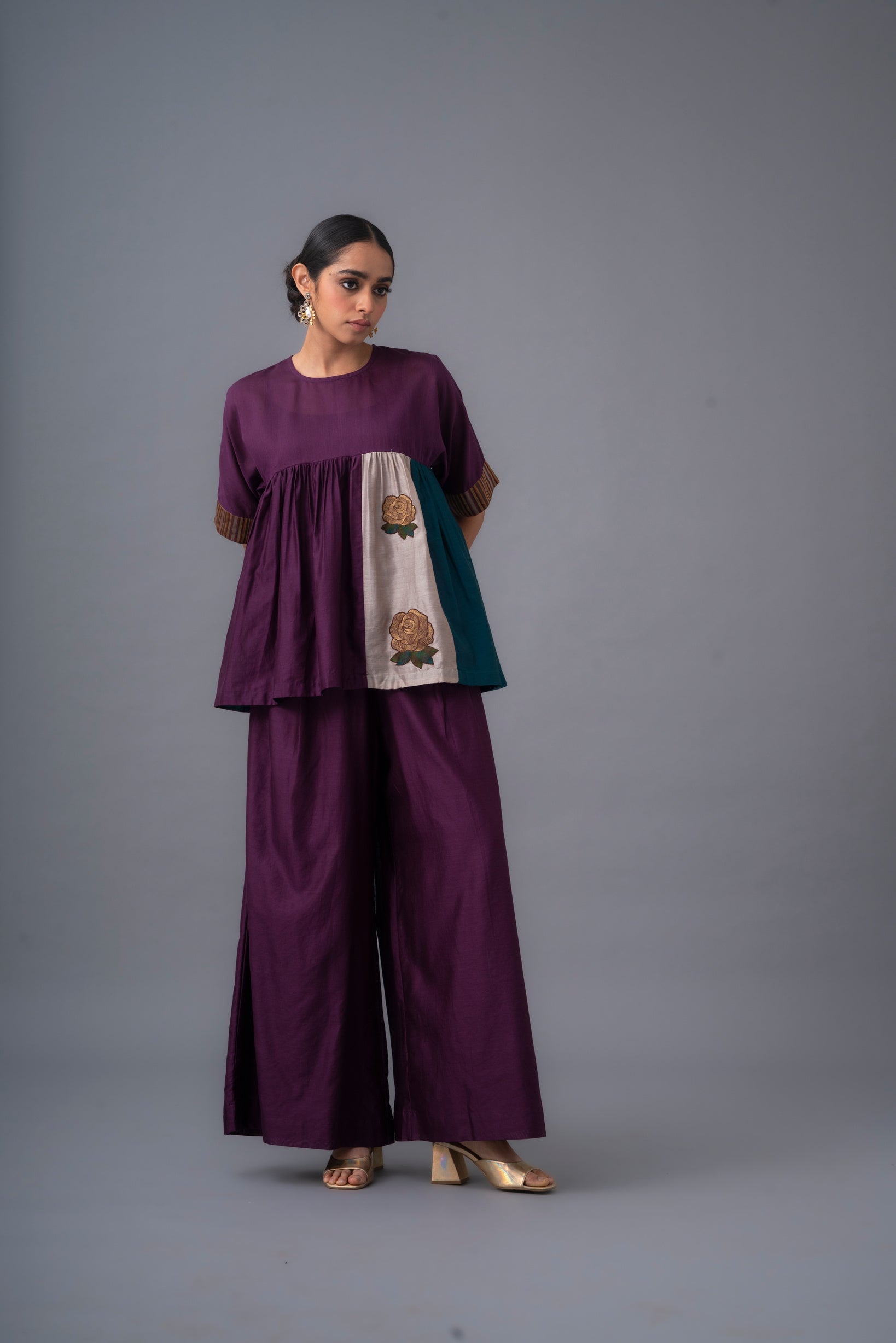 Rosanne Set - Deep Plum - CiceroniCo-ord SetRaga & Co.
