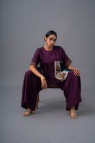 Rosanne Set - Deep Plum - CiceroniCo-ord SetRaga & Co.