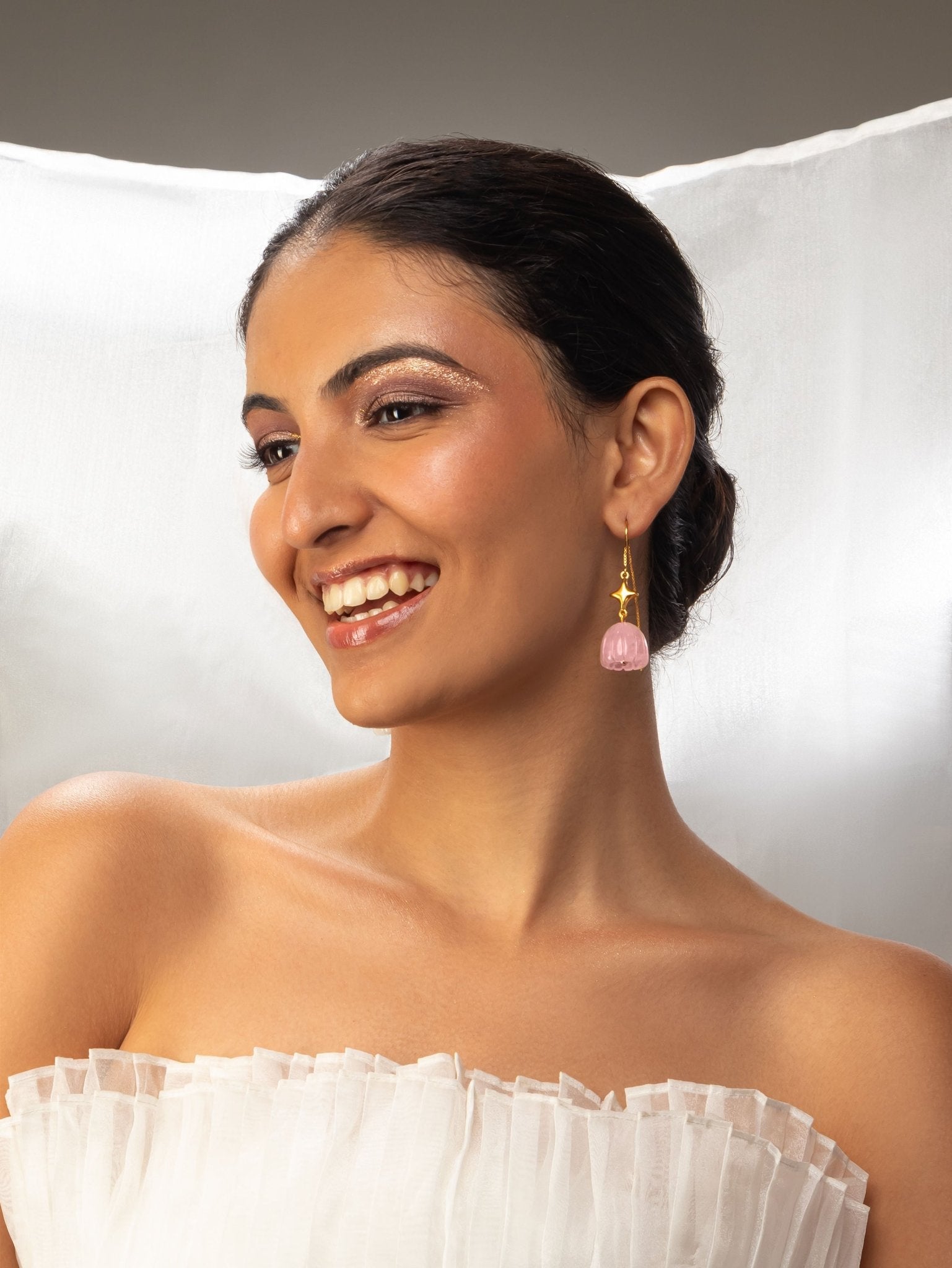 Rose Blossom threader - CiceroniThreader earringRumri