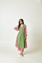 Roseglow Embroidered Kurta Set - CiceroniKurta SetPants and Pajamas