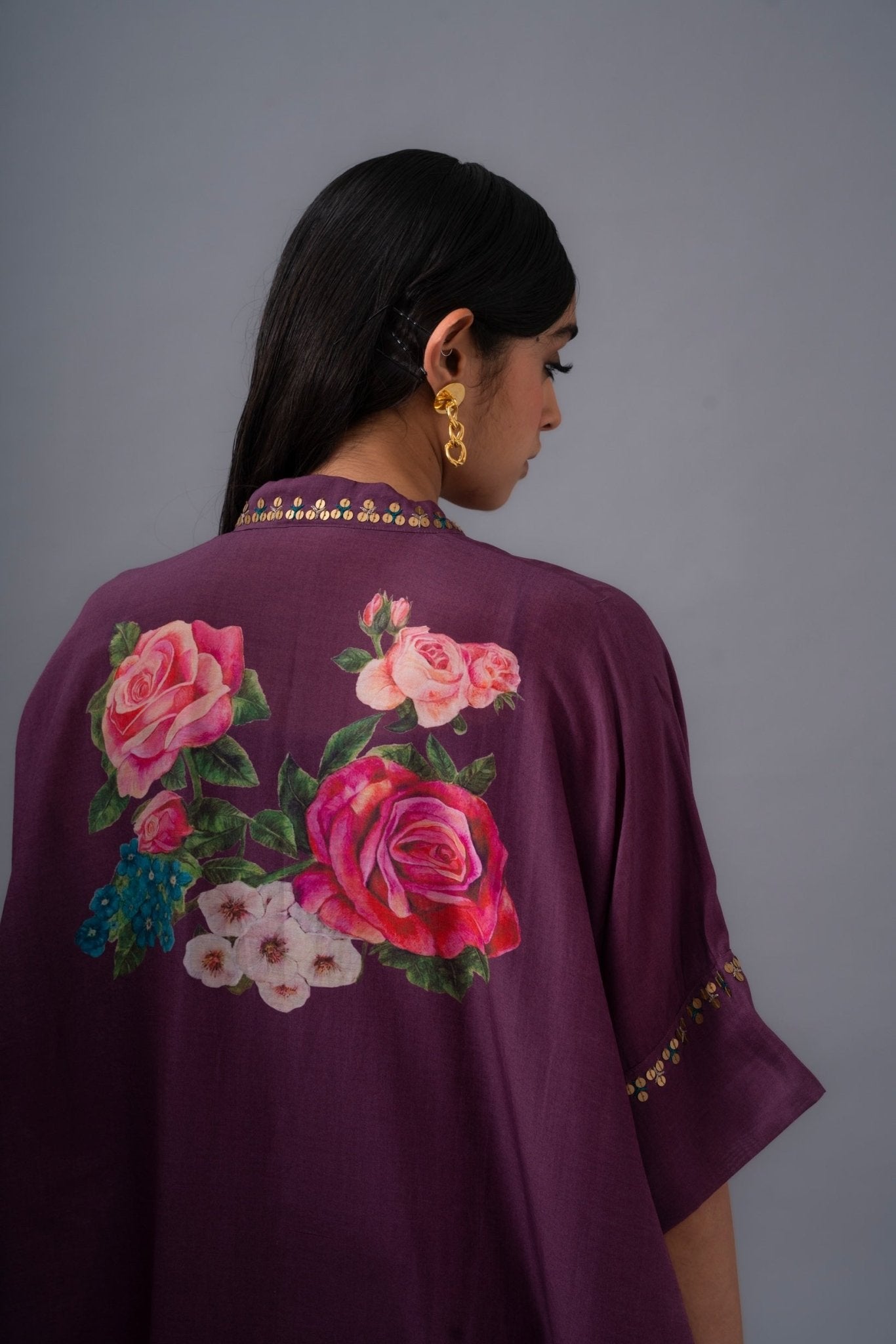 Rosinha Deane Set - Deep Plum - CiceroniKurta Set, Festive WearRaga & Co.
