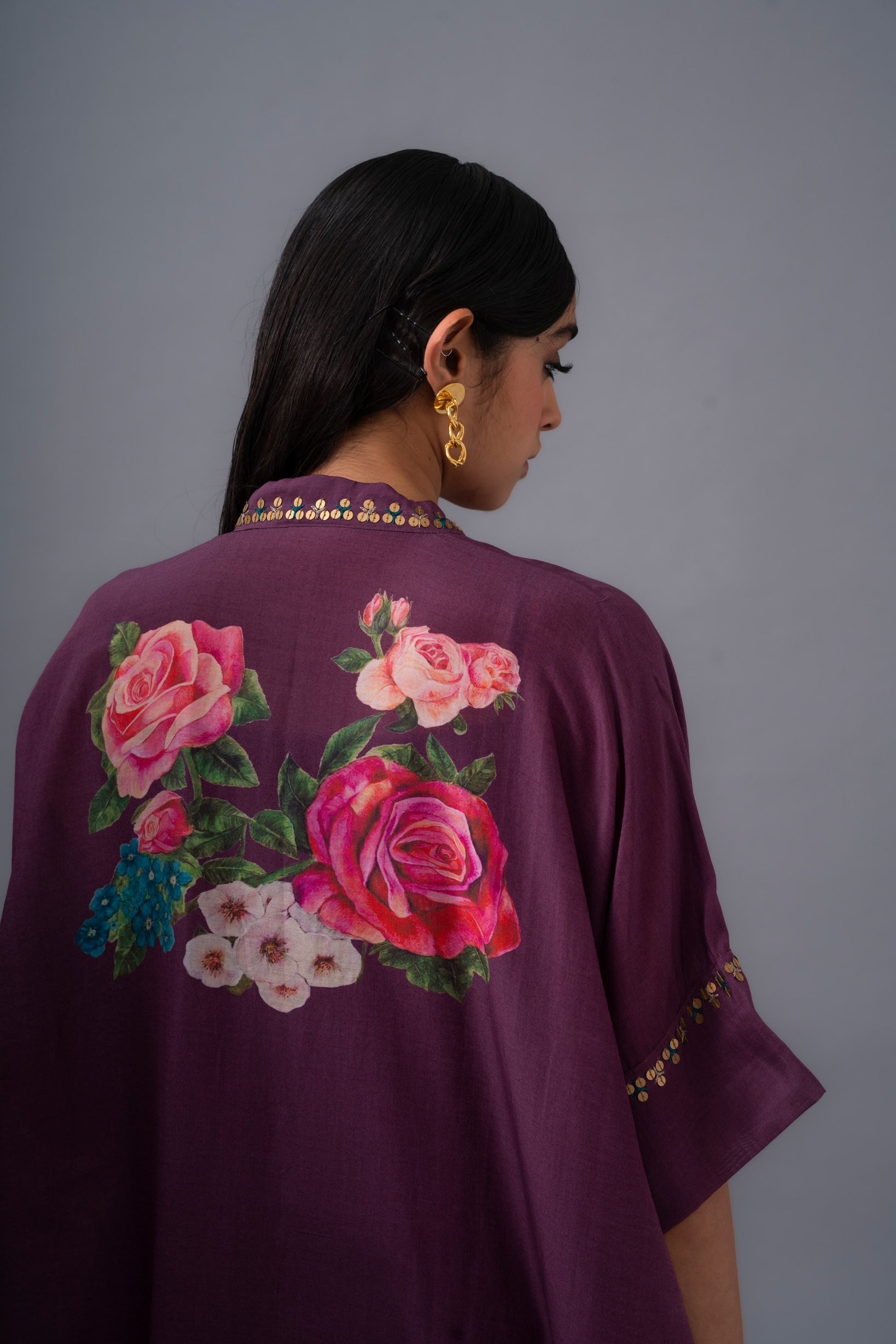 Rosinha Deane Set - Deep Plum - CiceroniKurta Set, Festive WearRaga & Co.