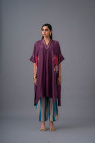 Rosinha Deane Set - Deep Plum - CiceroniKurta Set, Festive WearRaga & Co.
