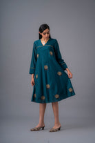 Rosita Dress - Mid Night Teal - CiceroniDressesRaga & Co.