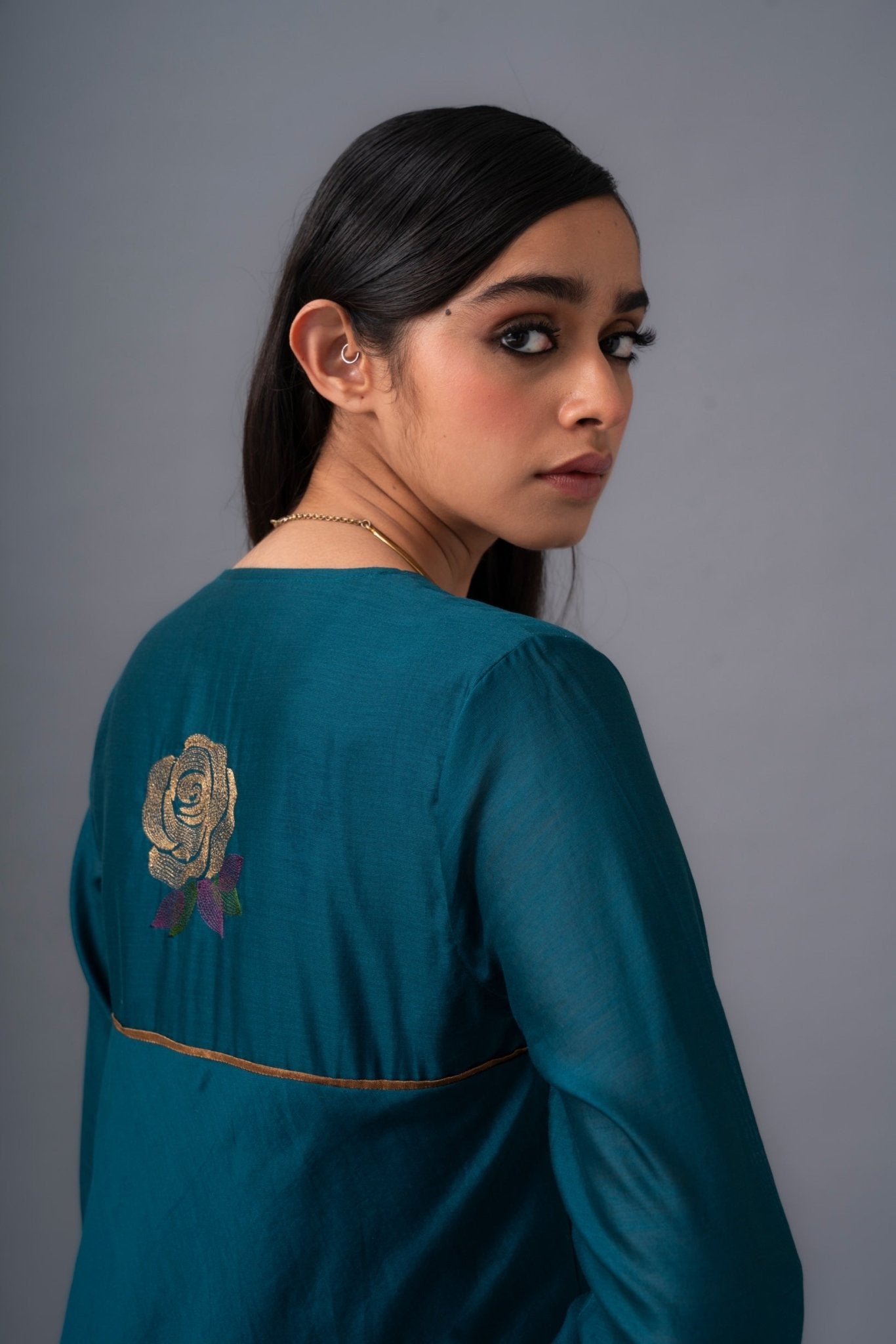 Rosita Dress - Mid Night Teal - CiceroniDressesRaga & Co.