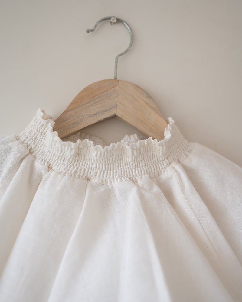 Round And Round White Slub Twirl Skirt - CiceroniSkirtsLove The World Today