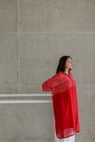 Ruby Swirl Bandhani Tunic Set - CiceroniKurta Set, Everyday WearSilai Studio