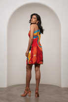 Ruel Draped Mini Dress - CiceroniDressesAdvait