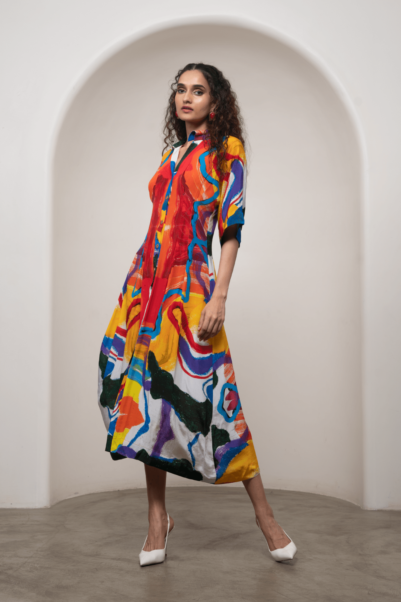 Ruel Kimono Dress - CiceroniDressesAdvait