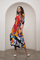 Ruel Kimono Dress - CiceroniDressesAdvait