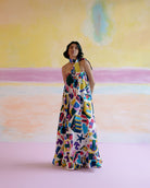 Rumi Maxi Dress in Arcade Print - CiceroniDressesHappi Space